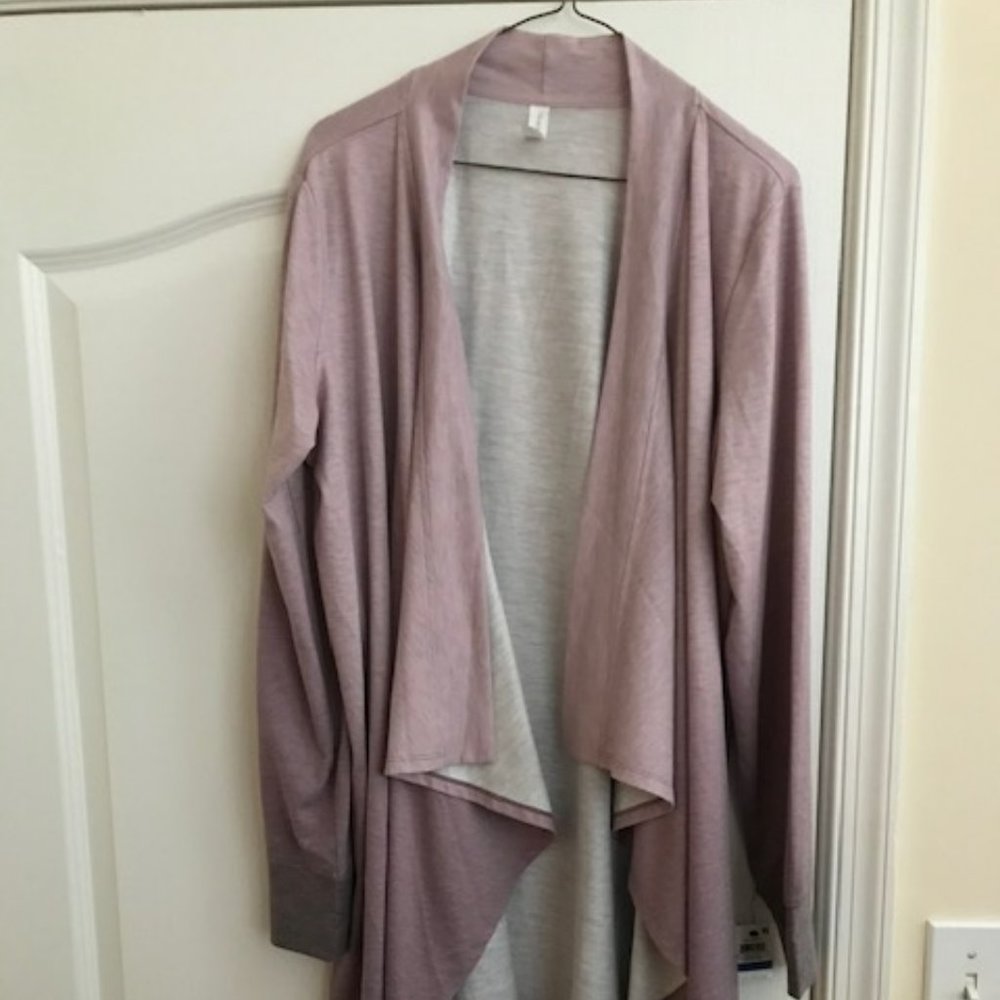 NWT Ideology ombre pink/purple cardigan XL